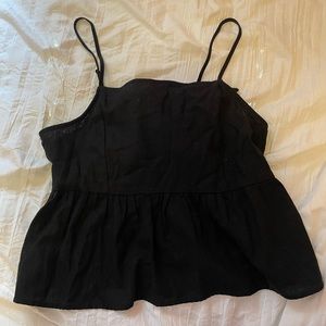 LA HEARTS tie back crop tank